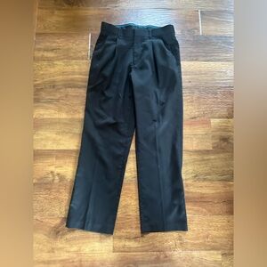 2 pair Men’s black dress pants, perfect condition 2 pair price of one. No brand